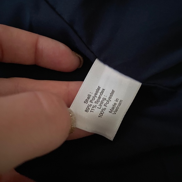 LANE BRYANT UEC Navy Blue Floral Print Blazer Suit Jacket - Picture 3 of 12